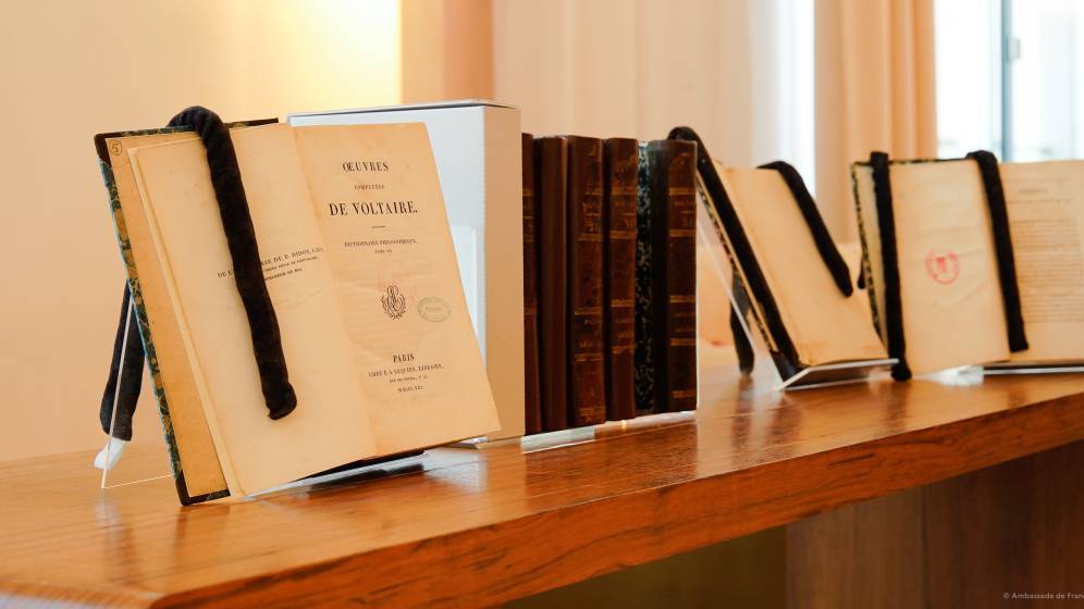 Livres restitues © Monique ULRICH, Ambassade de France en Allemagne.jpg