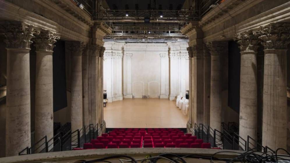 Vue intérieure du théâtre des Bernardines
