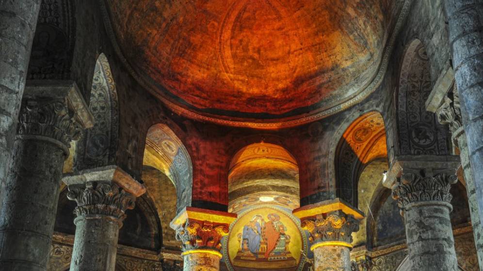 intérieur de Notre-Dame-La-Grande de Poitiers