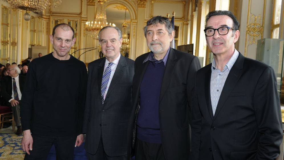 Christian Olivier, Frédéric Mitterrand, Jean-Pierre Siméon et Robin Renucci 