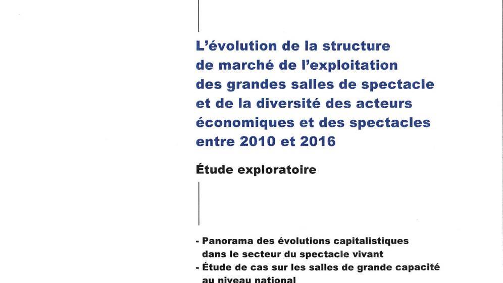 Couverture Evolution structure de marché