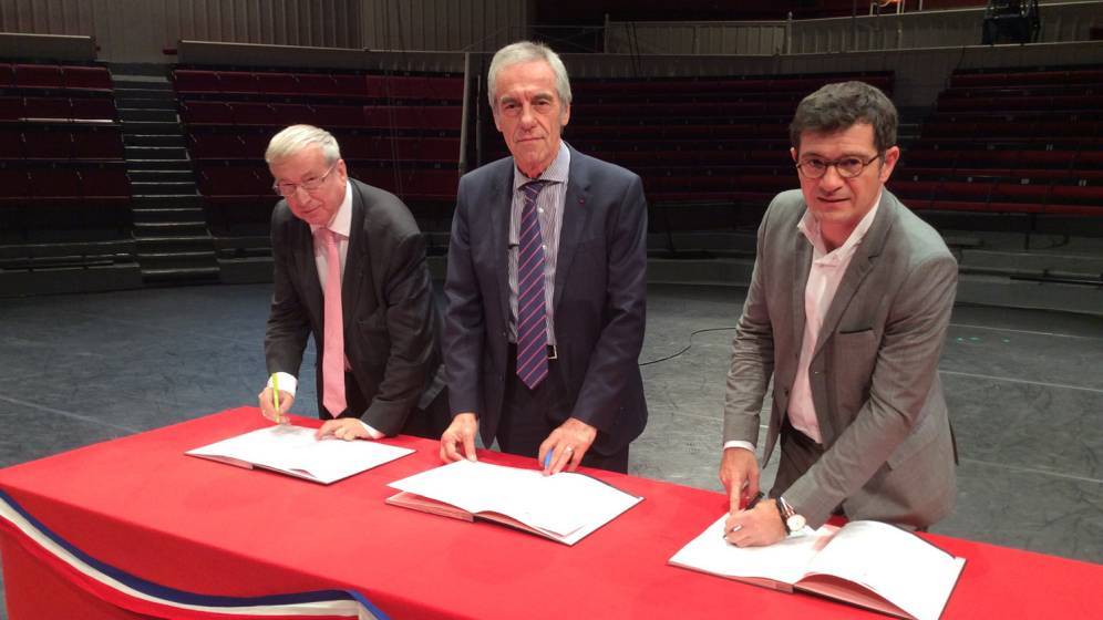 Bruno Bourg-Broc, Jean-François Savy et Benoist Apparu