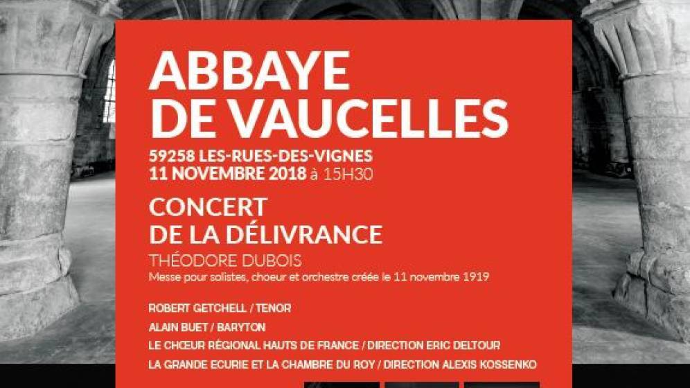 Affiche d'information du concert