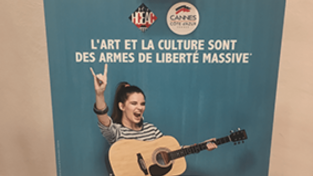 Art et culture sont des armes de liberté massive