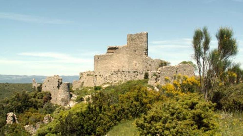 Ensemble médiéval du Castellas, vestiges du château - Aumelas