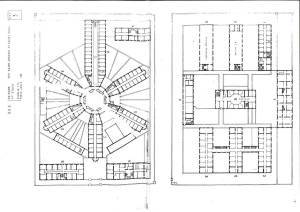 Lyon prisons Saint-Joseph et Saint-Paul plan de masse ancien