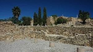 Vue du site archéologique de Carthage