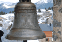 Cloche de Fontrabiouse, église Saint-Sébastien, cloche « Tranquillin » de 1651 fondue par Paul Castro – classée le 07/05/2019 – réf. POP/Palissy : PM66001900