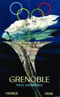 Jacques Rollet (maquettiste), Grenoble Ville olympique, affiche, 100 x 62 cm, 1968 (Grenoble, Musée dauphinois, 68.86.766).jpg