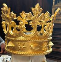 Couronne de la Vierge après restauration