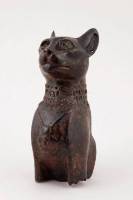 Egypte, Bastet, bronze incrusté, Basse Epoque, Amiens, musée de Picardie © Boutillier ; © Jeanneteau Marc