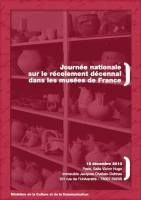 Affiche de la Journée nationale sur le récolement décennal dans les musées de France, Paris, 12 décembre 2013