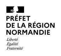 logo préfet de Normandie noir et blanc jpg