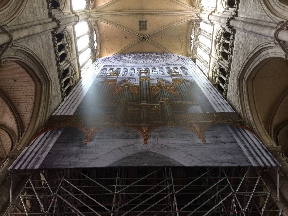 Travaux d’accompagnement à la restauration du Grand orgue de la cathédrale Notre-Dame d’Amiens