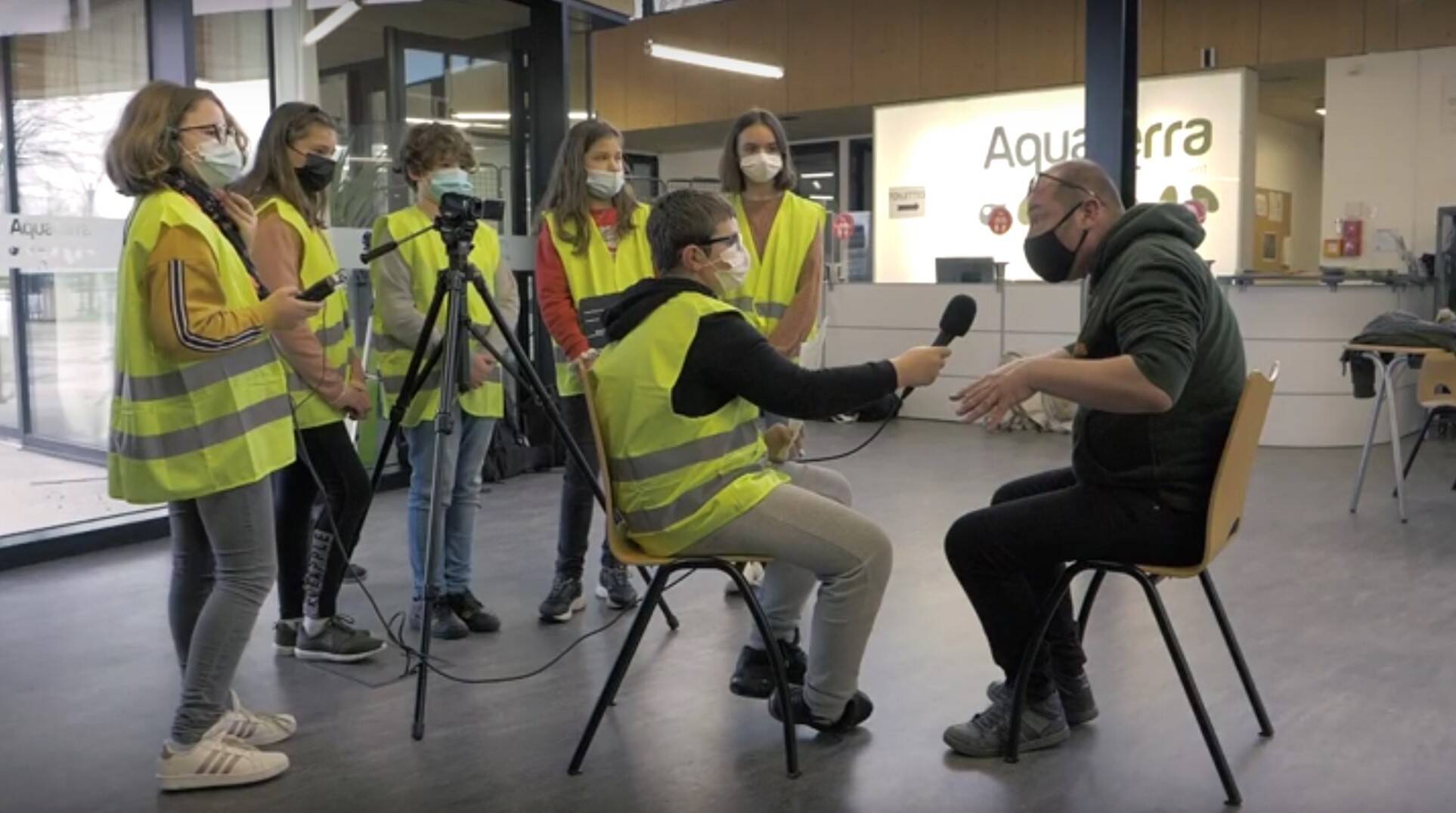 Zoom en image sur une résidence-mission d’éducation aux médias