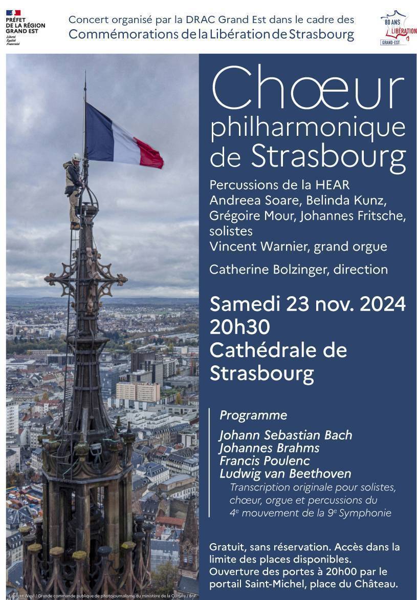 Un concert du chœur philarmonique de Strasbourg à la