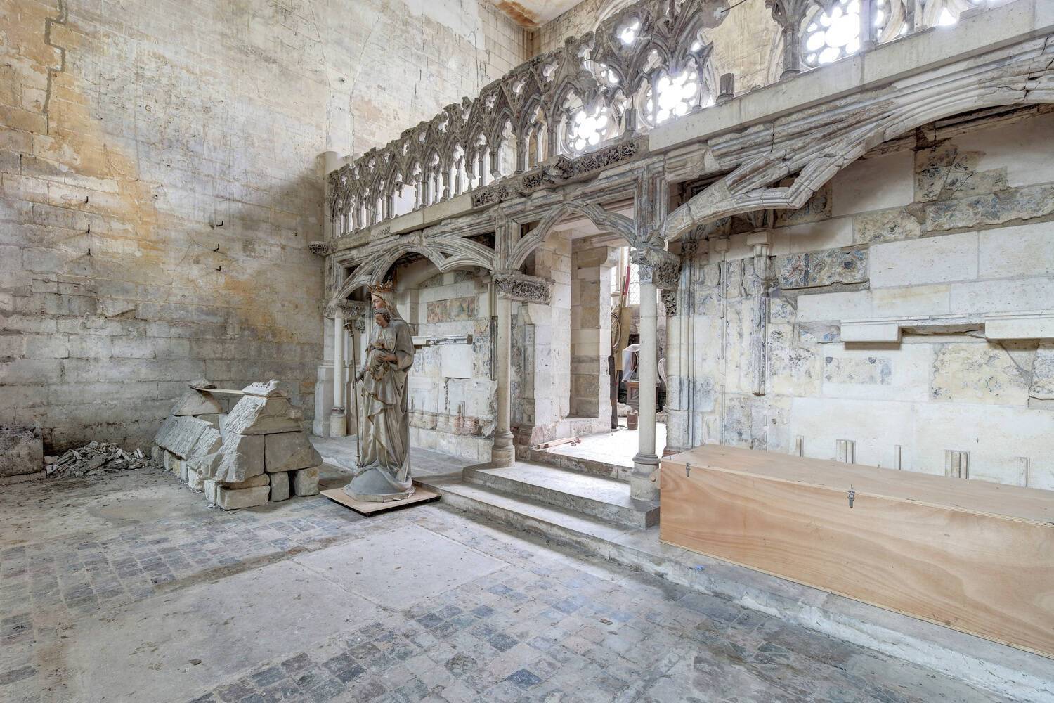 Mission Patrimoine&nbsp;: le bâtiment du jubé de la Cathédrale de Noyon parmi les 18 sites emblématiques 2024