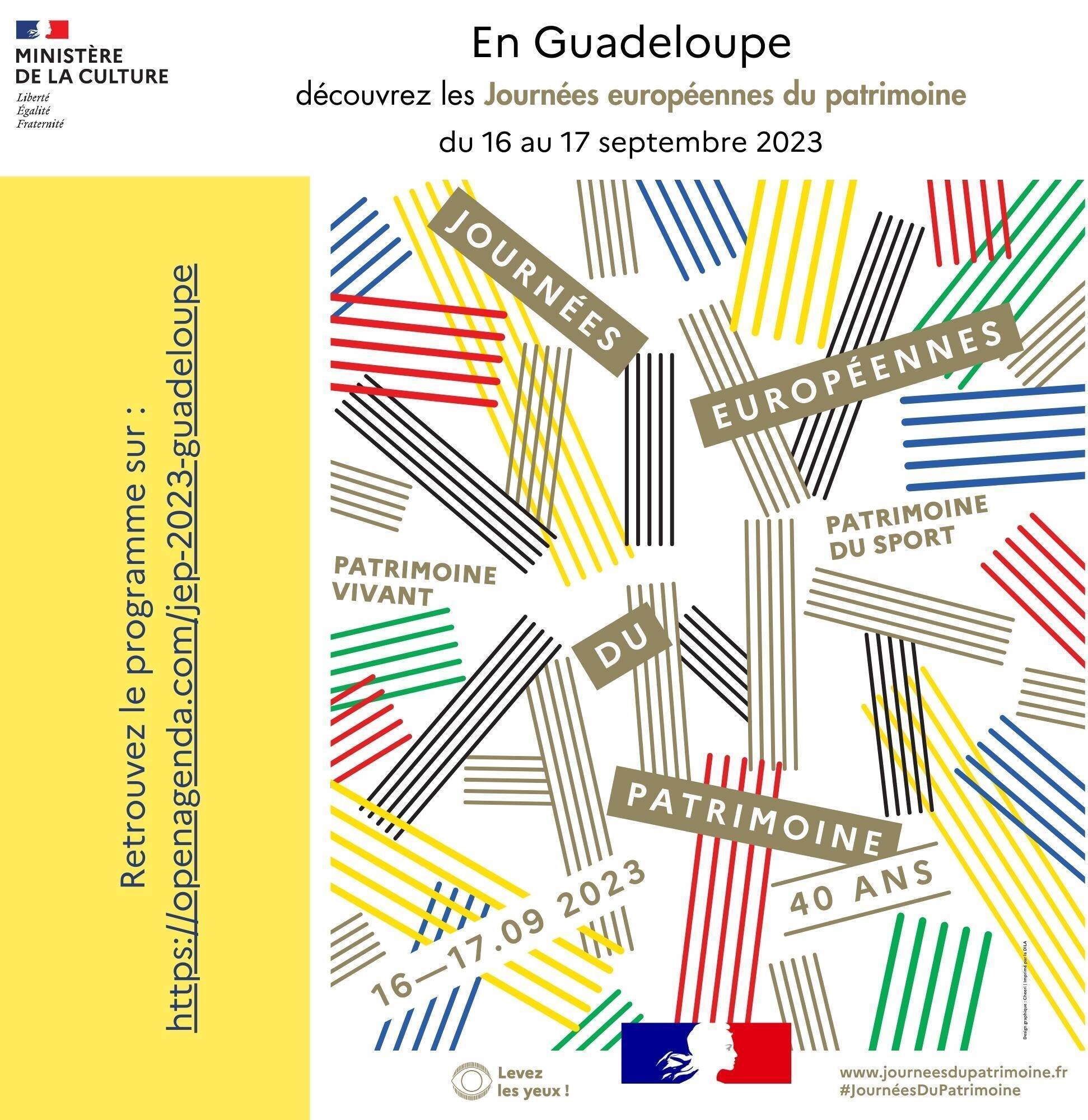 Le programme des Journées Européennes du Patrimoine en Guadeloupe