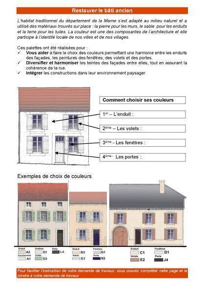 Fiche Conseil Les Couleurs Du Bati Marnais