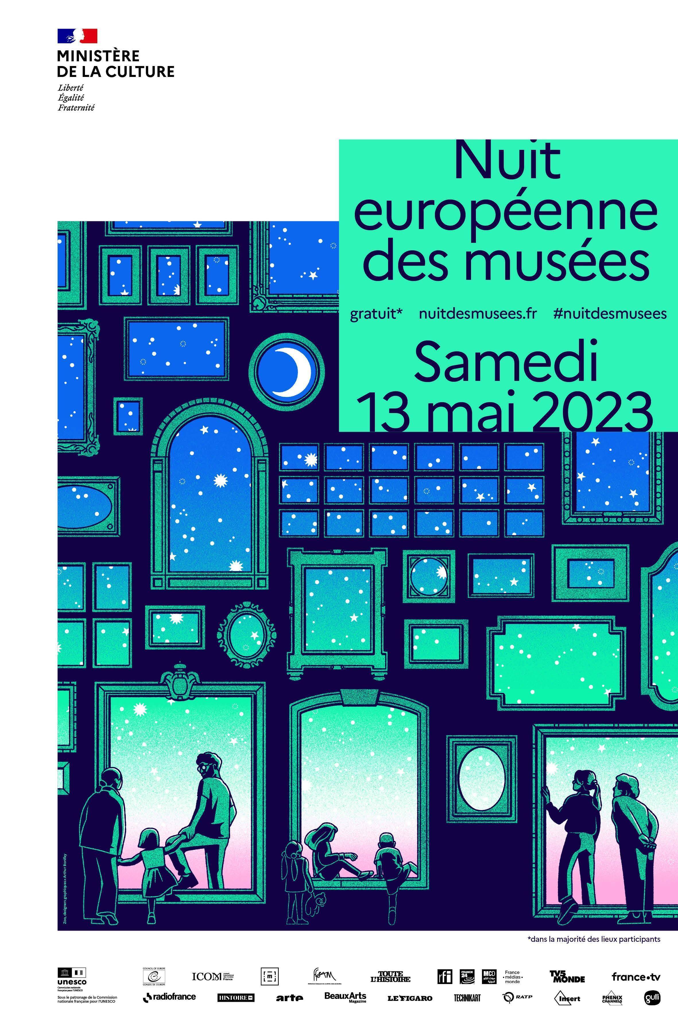 19ème édition de la nuit européenne des musées : samedi 13 mai 2023