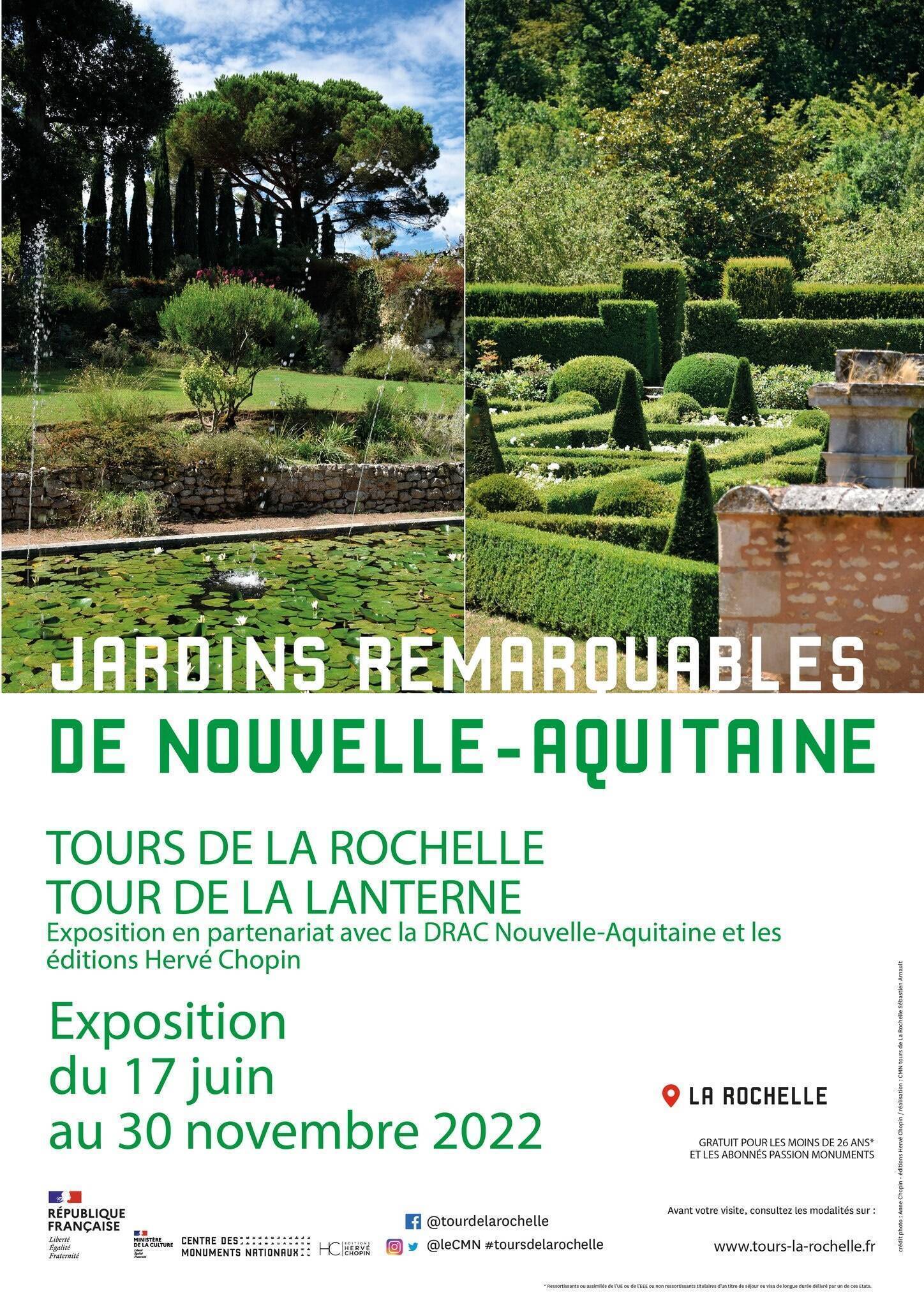 Exposition Jardins remarquables de NouvelleAquitaine rendezvous le