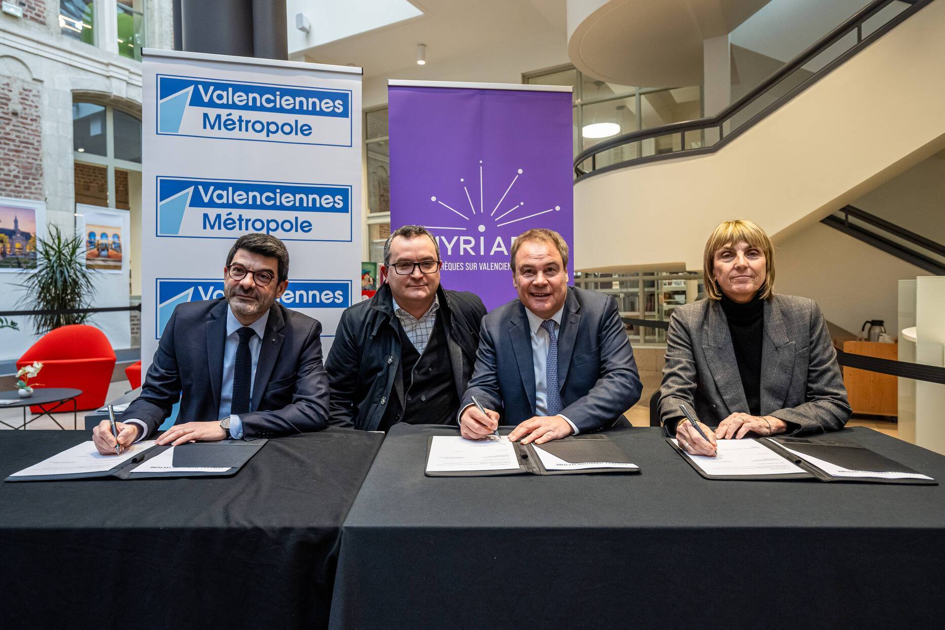 Livre et lecture&nbsp;: signature du contrat territoire-lecture de Valenciennes Métropole
