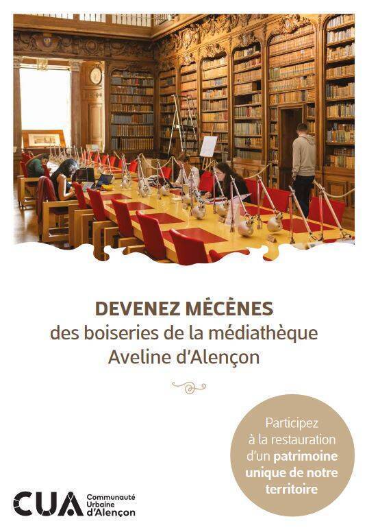 The restoration of the carved wardrobes of the Alençon media library