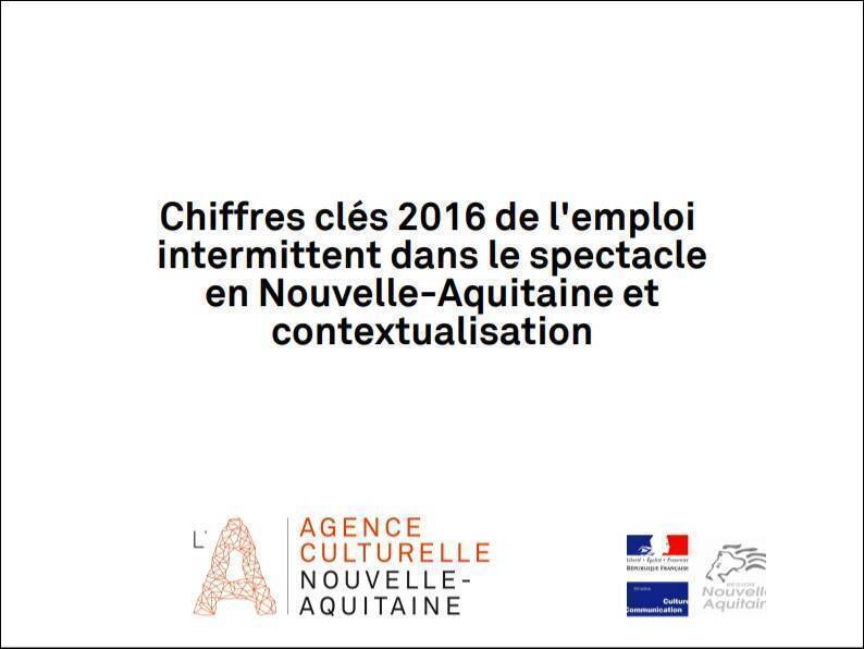 Chiffres clés emploi intermittent dans le spectacle vivant Nouvelle