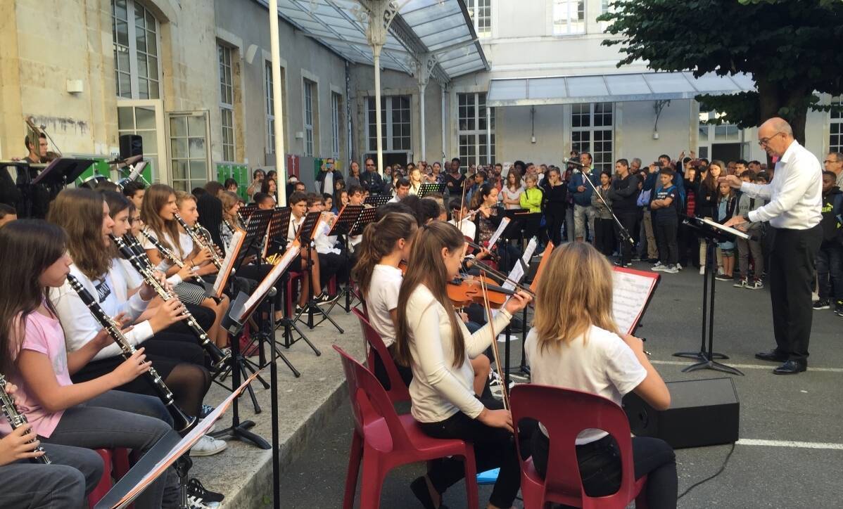 "Rentrée en musique" au Collège Jeanne d'Arc à Orléans (45)