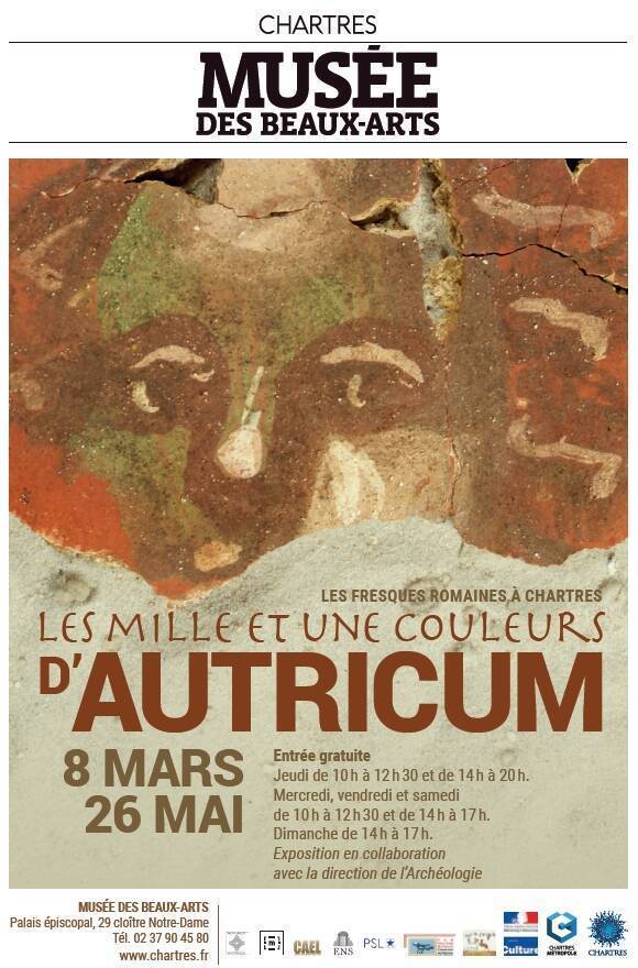 Les mille et une couleurs d'Autricum" – Les fresques romaines à Chartres  (28)
