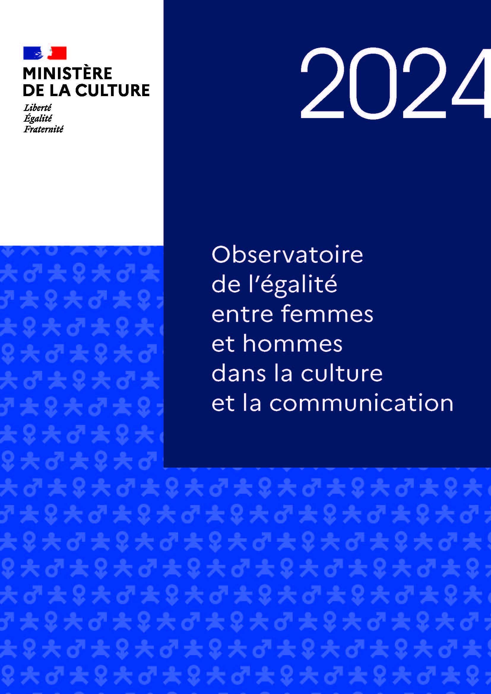 Observatoire 2024 de l'égalité entre femmes et hommes dans la culture et la communication