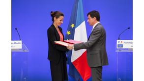 Aurélie Filippetti et Manuel Valls