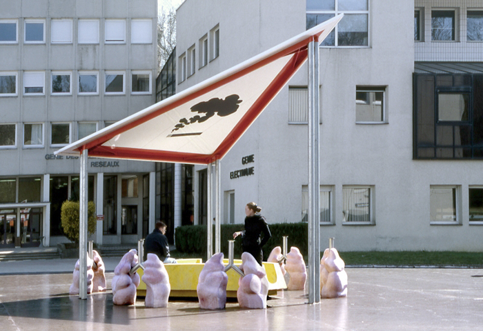 Isabelle Plat - CLOPORIUM ou Fumoir Paradoxal - 2002 - IUT de Nancy-Brabois