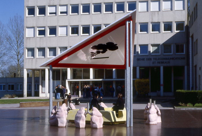 Isabelle Plat - CLOPORIUM ou Fumoir Paradoxal - 2002 - IUT de Nancy-Brabois 