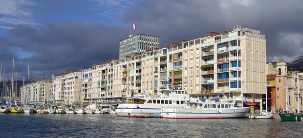 La Frontale du port de Toulon